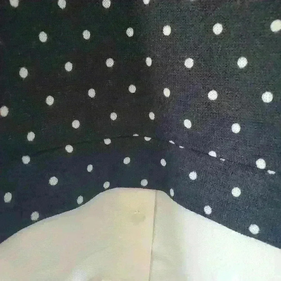 MONTEAU lightweight polkadot  top size small - Picture 7 of 13